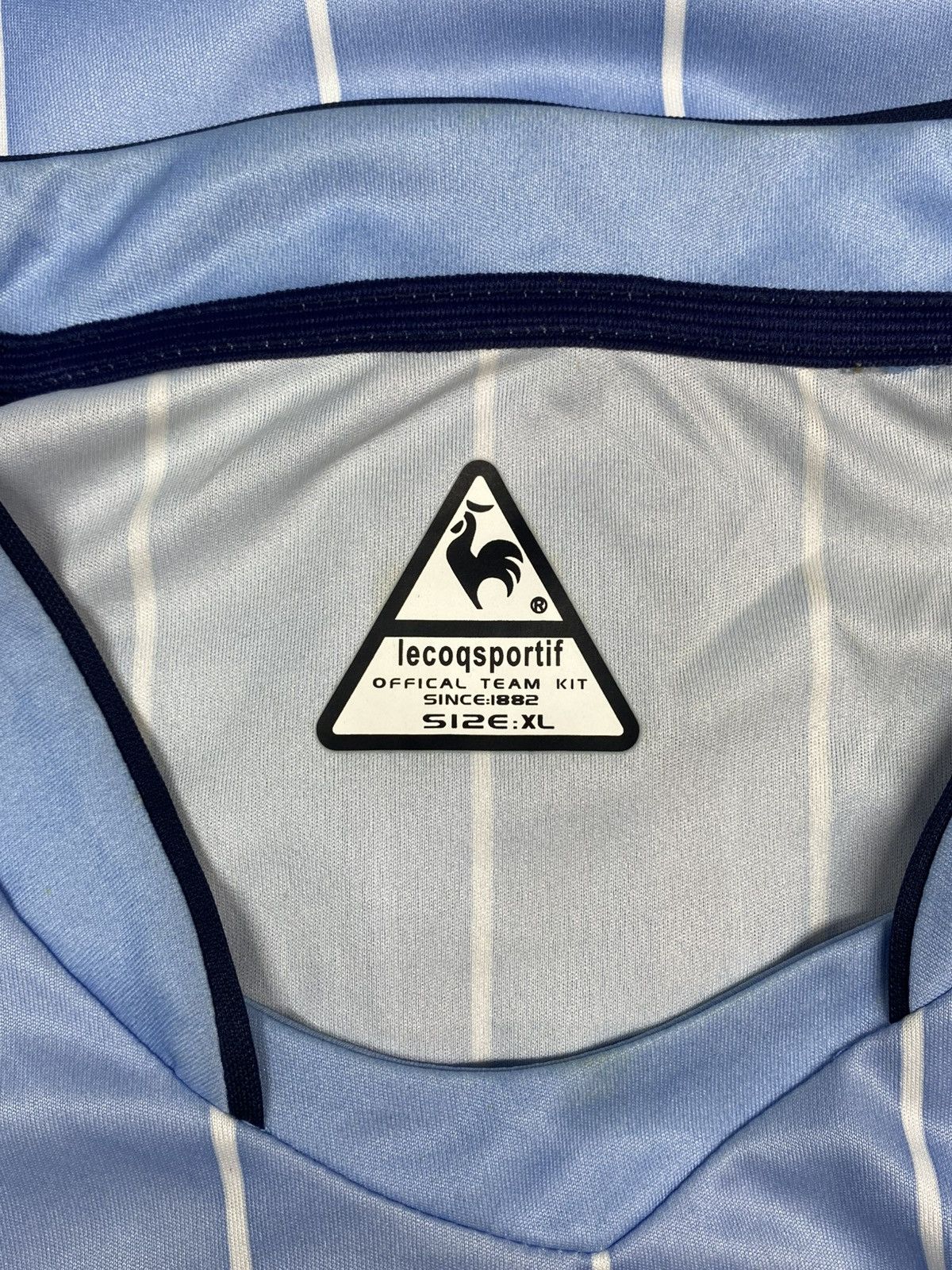 Le Coq Sportif Manchester City 2007/08 Le Coq Sportif Soccer Jersey Size US XL / EU 56 / 4 - 15 Thumbnail