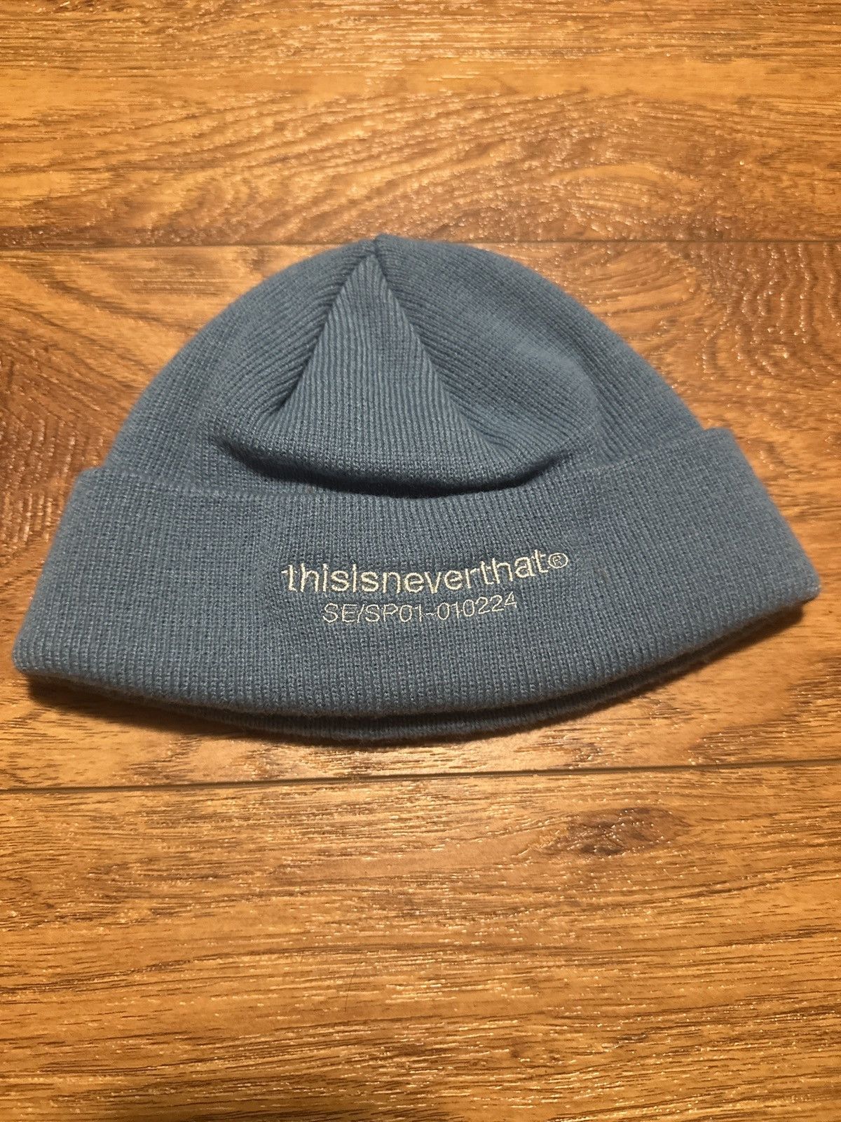 thisisneverthat SE/SP01 Light Blue Beanie Size ONE SIZE - 1 Thumbnail