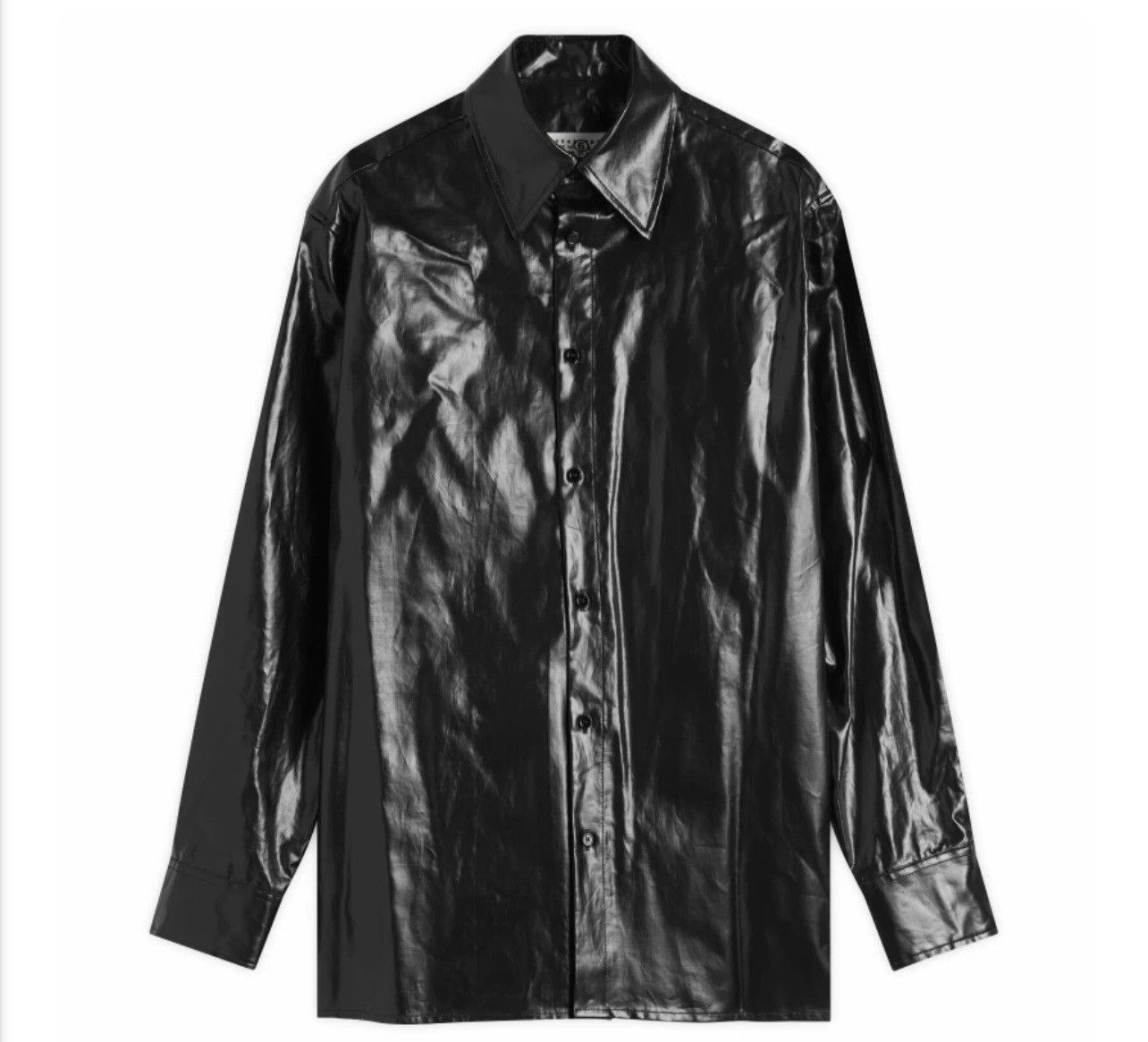 Maison Margiela SS02 BLACK MARGIELA CAFE RACER PATCHED LEATHER