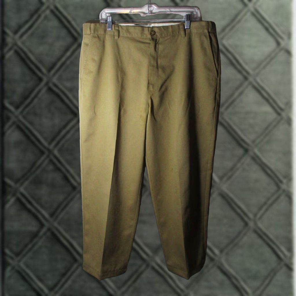 Vintage VINTAGE L.L. BEAN Chino Pants 38X26 Regular Brown Khaki Tan 100% Cotton NWOT Mens Pants Size US 38 / EU 54 - 1 Thumbnail