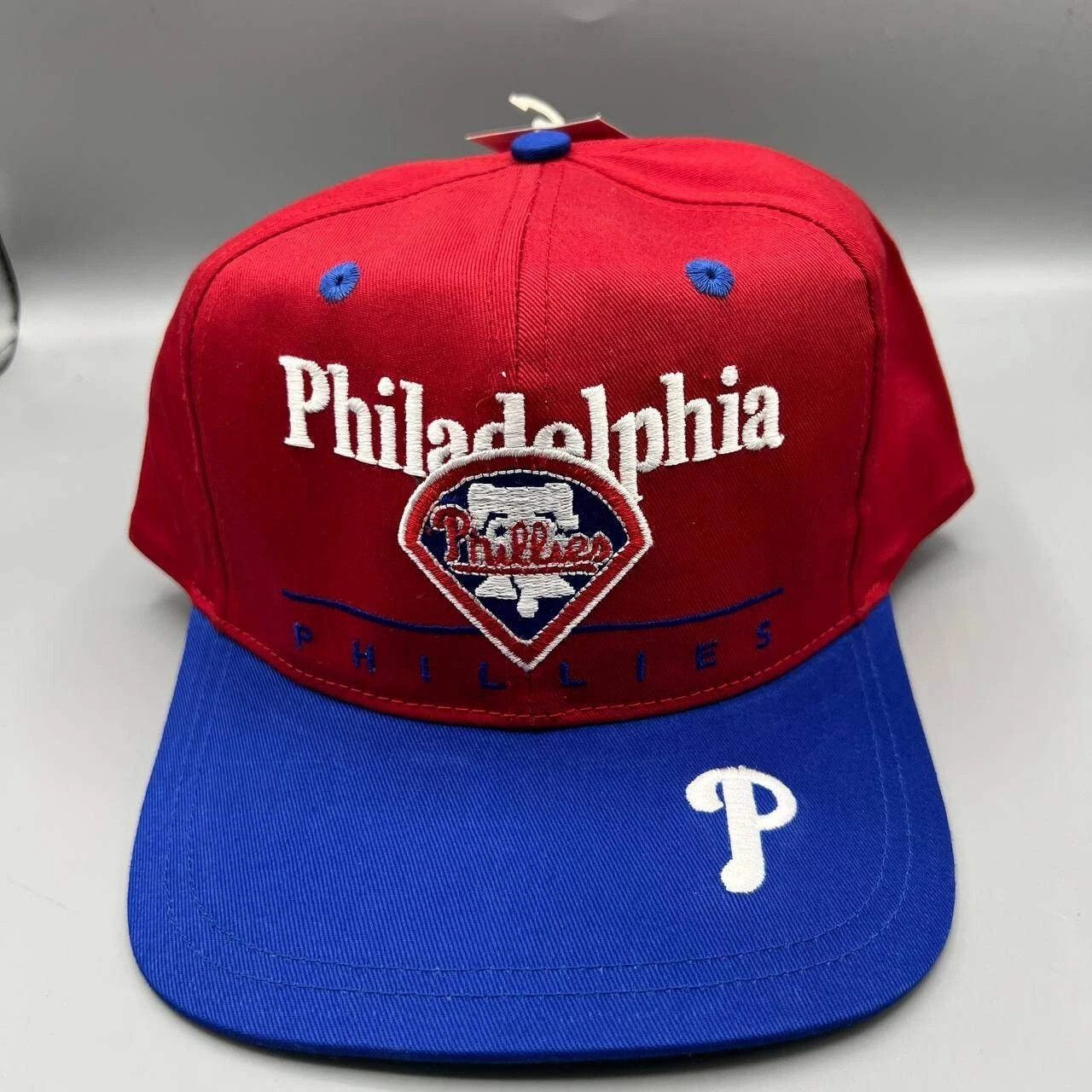 Twins Enterprise Inc. × Vintage Philadelphia Phillies Hat Men Red Twins Enterprise Snap Back Size ONE SIZE - 1 Thumbnail
