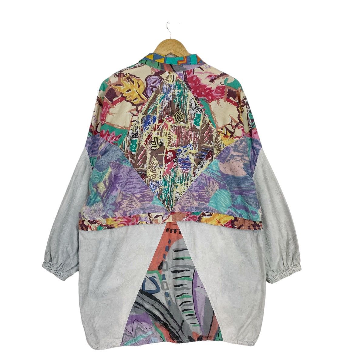 Japanese Brand Vintage Art Design Italian Light Jacket Size US L / EU 52-54 / 3 - 8 Thumbnail