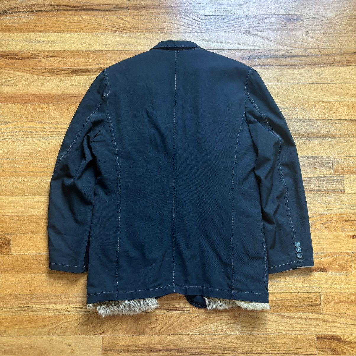 Comme des Garcons Homme FW2000 Faux-Fur Lined Tailored Jacket Size US M / EU 48-50 / 2 - 4 Thumbnail