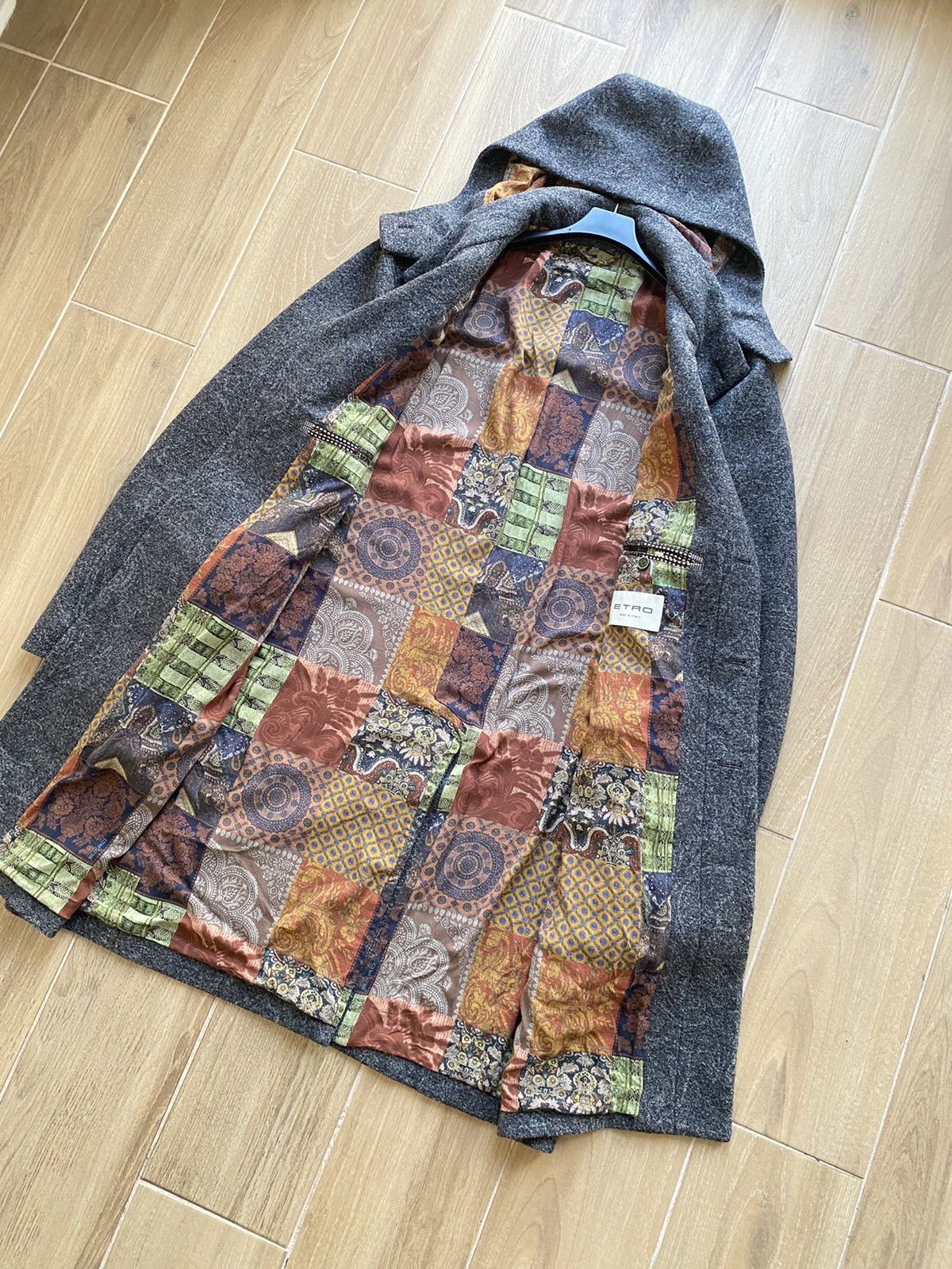 Etro Etro Wool Coat Size US L / EU 52-54 / 3 - 5 Thumbnail