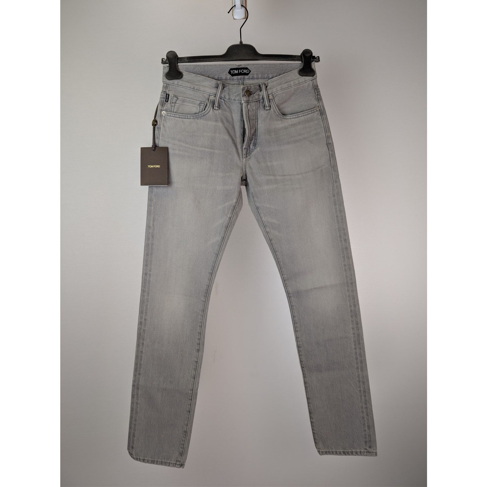 Tom Ford o1rshd1 Slim-Fit Denim Jeans in Pale Grey Size US 30 / EU 46 - 1 Thumbnail