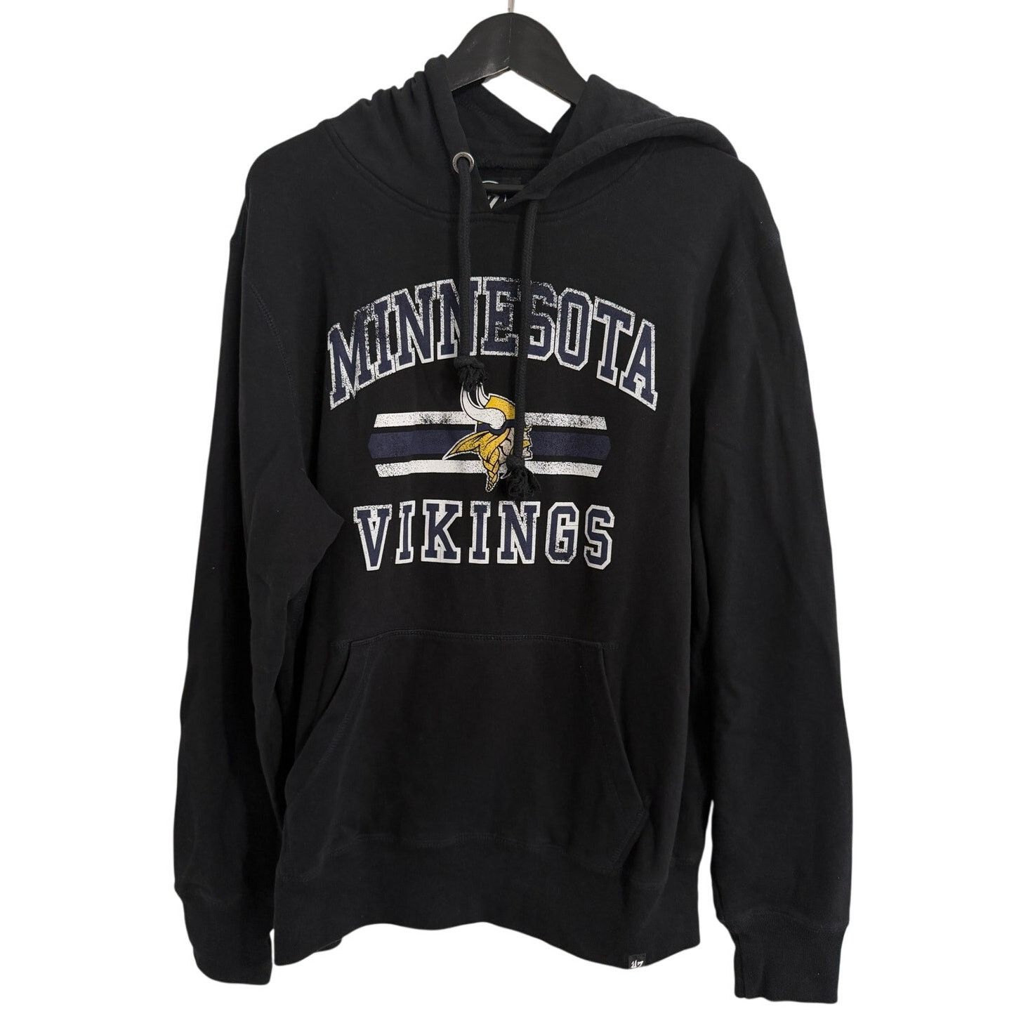 47 Brand Minnesota Vikings Black NFL Football Hoodie Size XL Size US XL / EU 56 / 4 - 1 Thumbnail