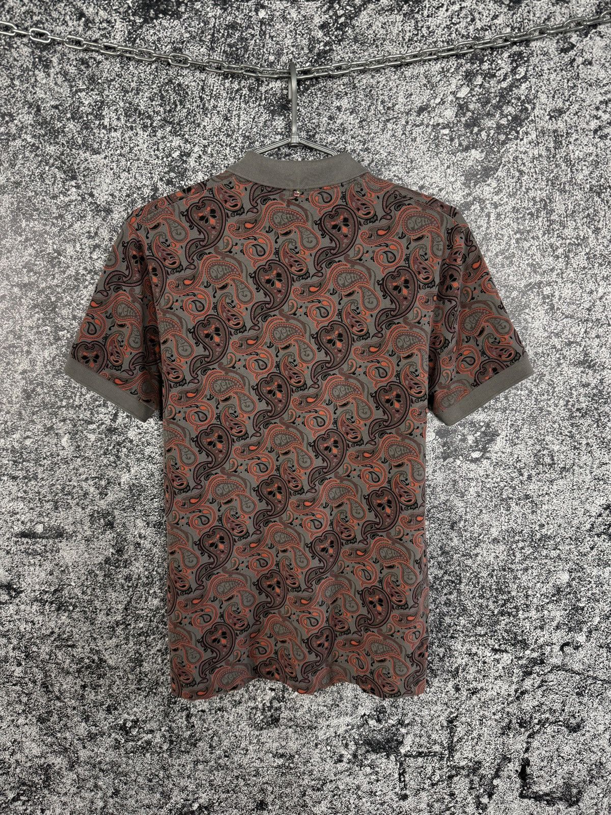 Pretty Green Pretty Green Short Sleeve Polo Shirt Paisley Print Size S Size US S / EU 44-46 / 1 - 10 Thumbnail