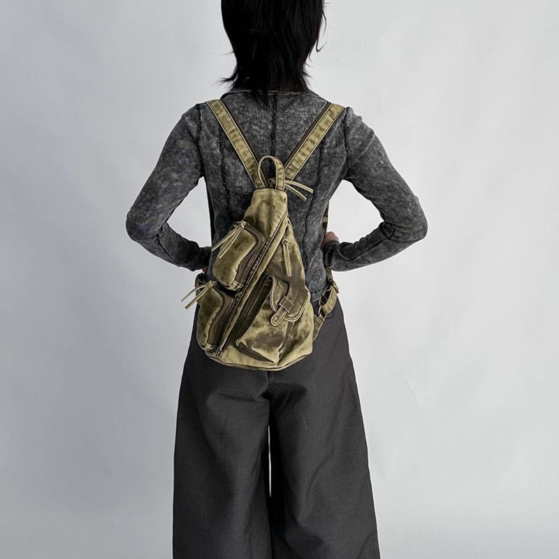 Vintage Vintage Bagpacks and Chestbag PU Leather Tassel Detail Size ONE SIZE - 3 Thumbnail