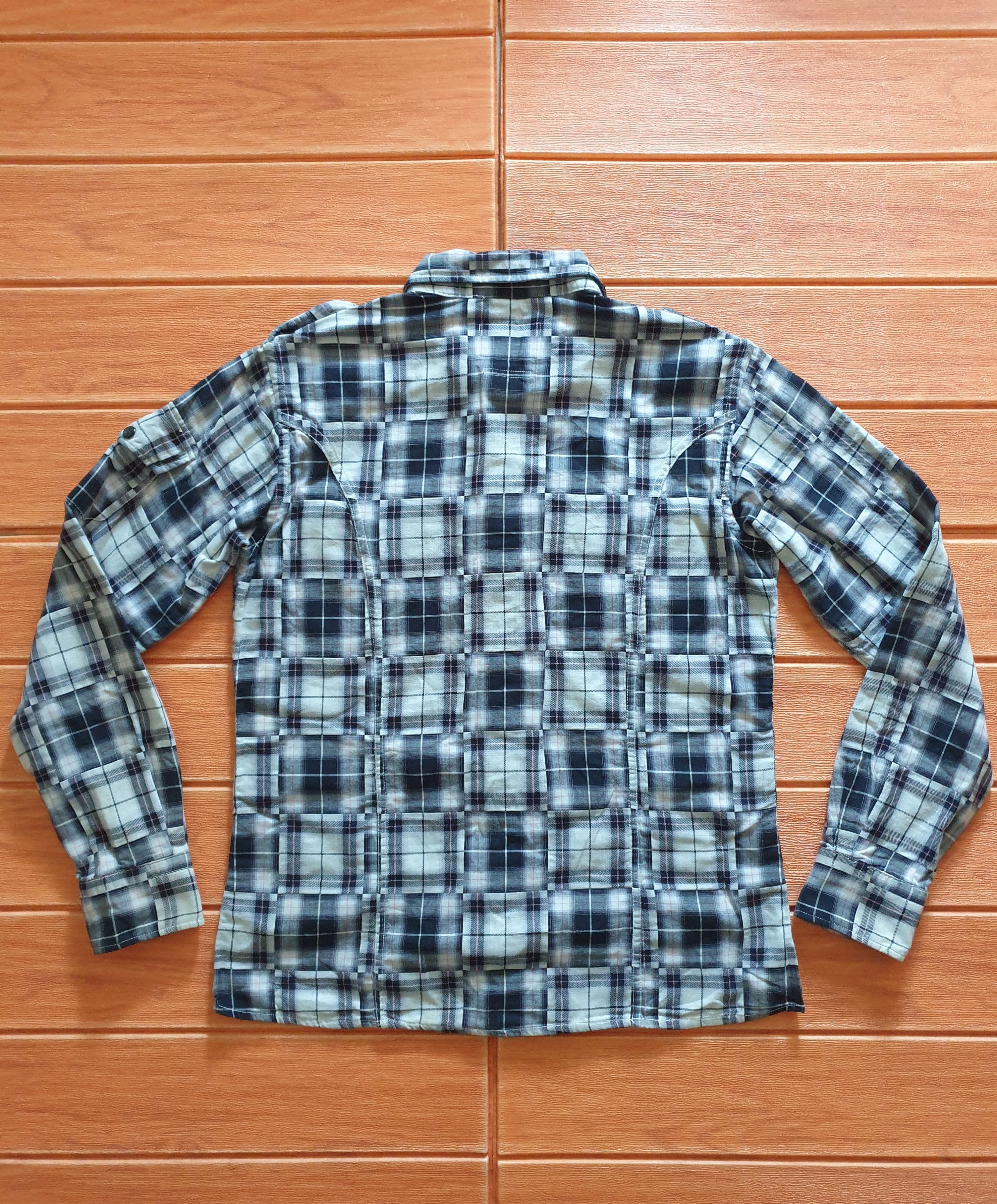 Beams Plus 💥Beams Japanese brand patchwork shirt Size US M / EU 48-50 / 2 - 4 Thumbnail