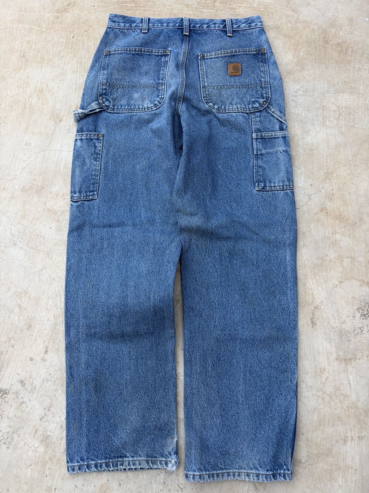 Carhartt Vintage 00s Carhartt Double Knee Denim Distressed Panel Size US 32 / EU 48 - 4 Thumbnail