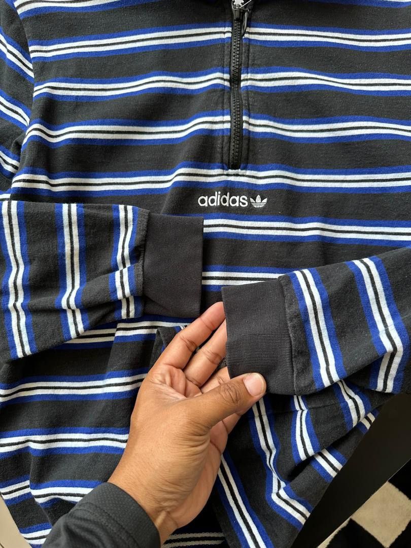 Adidas × Other VINTAGE ADIDAS SPELLOUT CENTER HALF ZIPPER Size US S / EU 44-46 / 1 - 3 Thumbnail