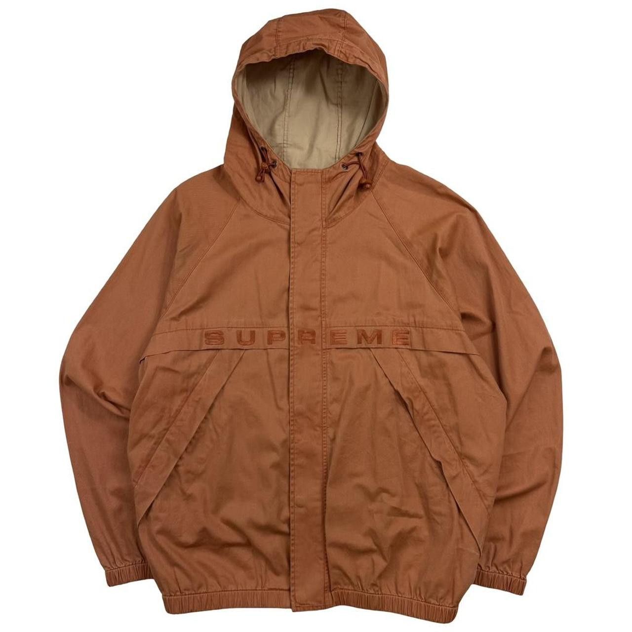 Supreme Supreme FW20 Overdyed Twill Hooded Jacket Rust - Large Size US L / EU 52-54 / 3 - 1 Thumbnail