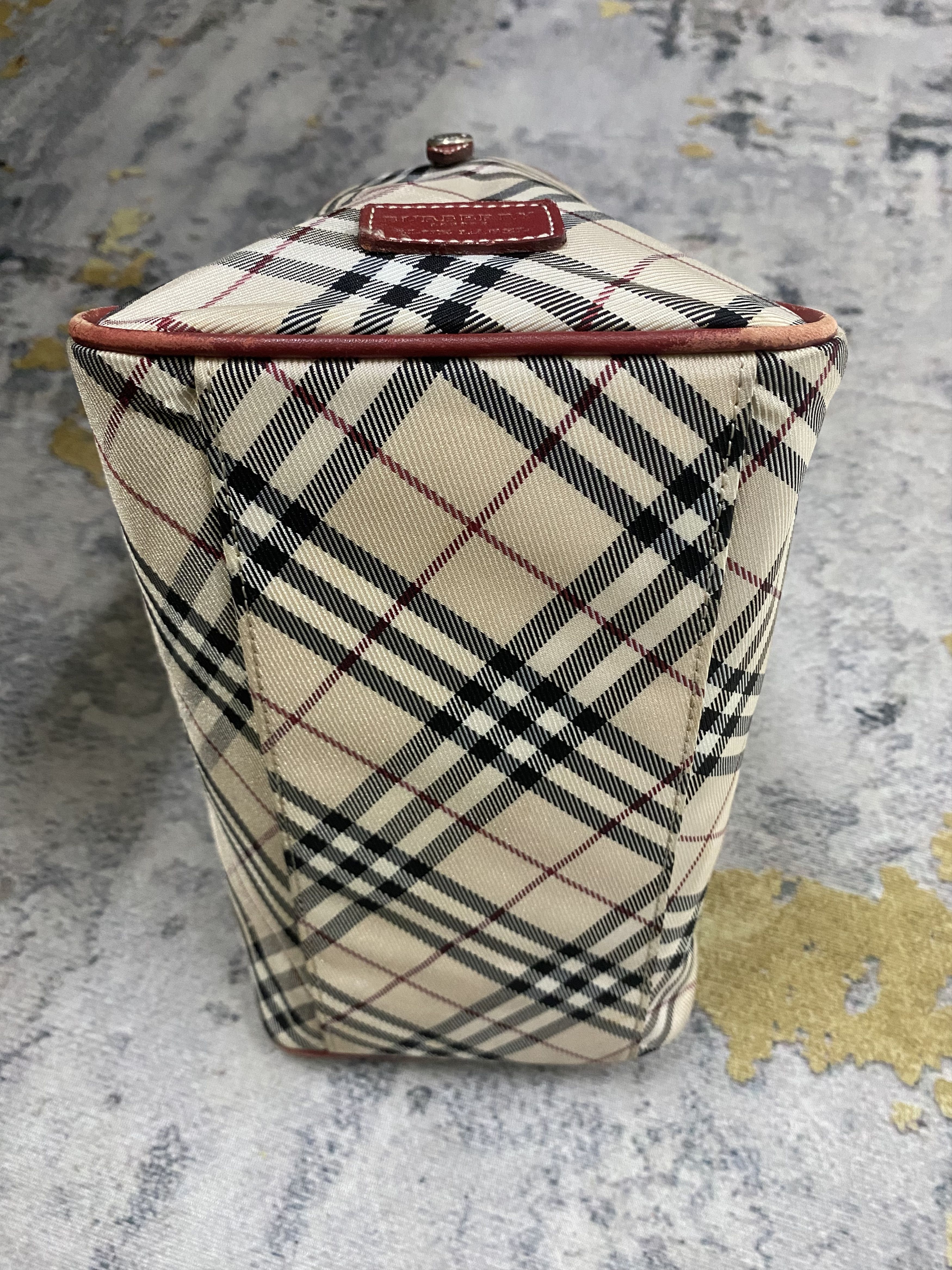 Burberry Burberry Nova Check Nylon Leather Bag Size ONE SIZE - 10 Thumbnail
