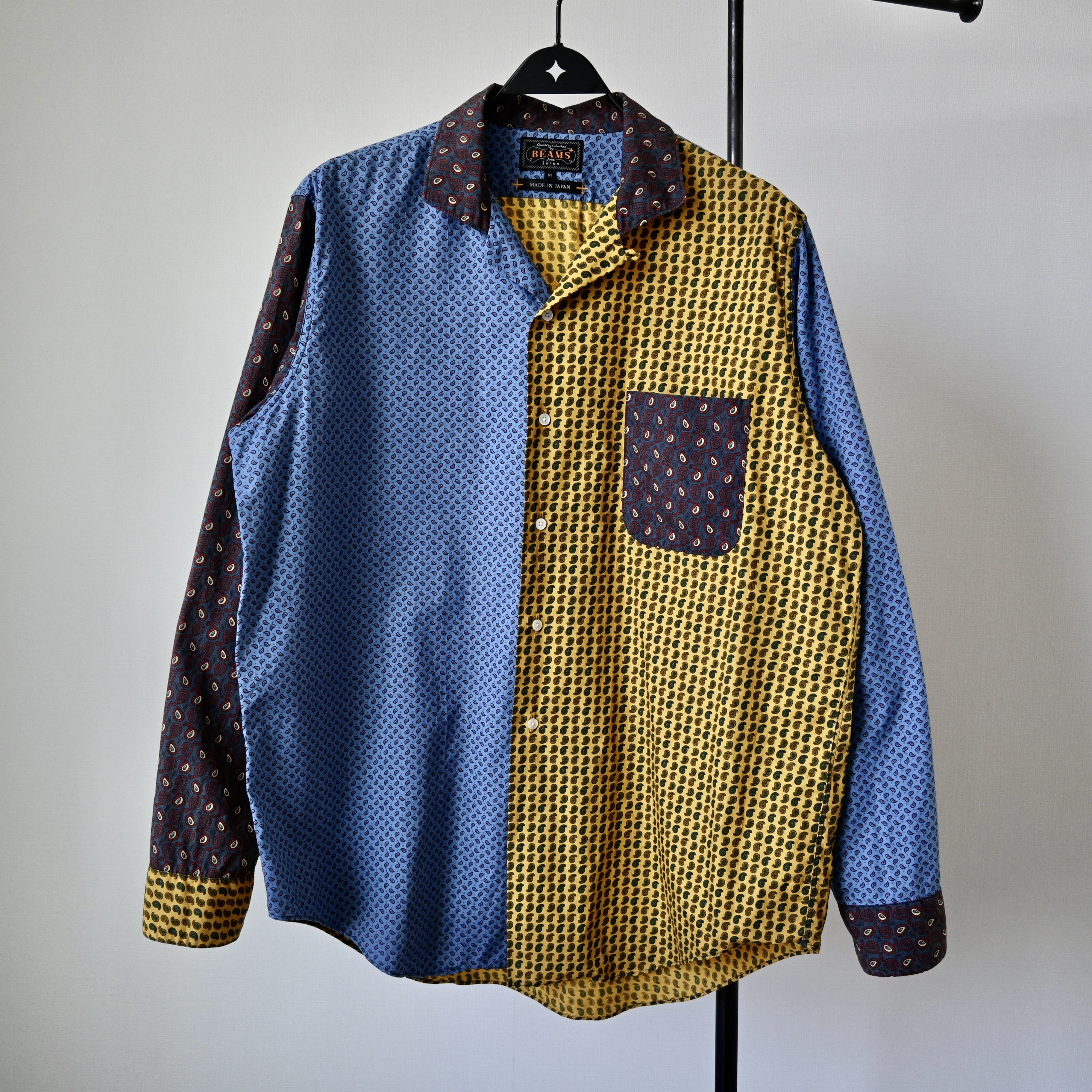 Beams Plus BEAMS Plus multicolor paisley panel open color shirt Size US M / EU 48-50 / 2 - 1 Thumbnail