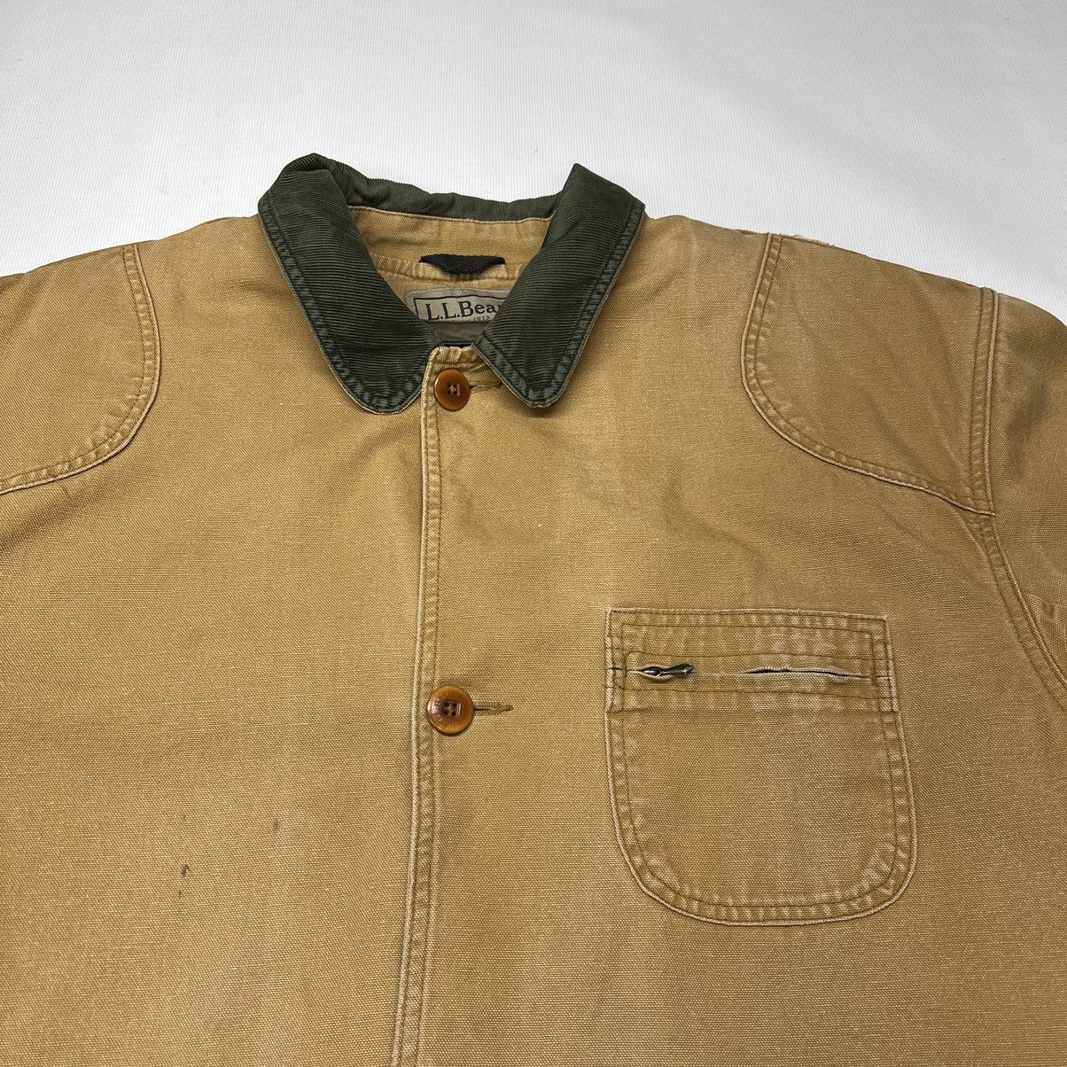 L.L. Bean × Vintage LL Bean Coat Brown Chore Barn Jacket Flannel Lined Canvas Size US XL / EU 56 / 4 - 6 Thumbnail