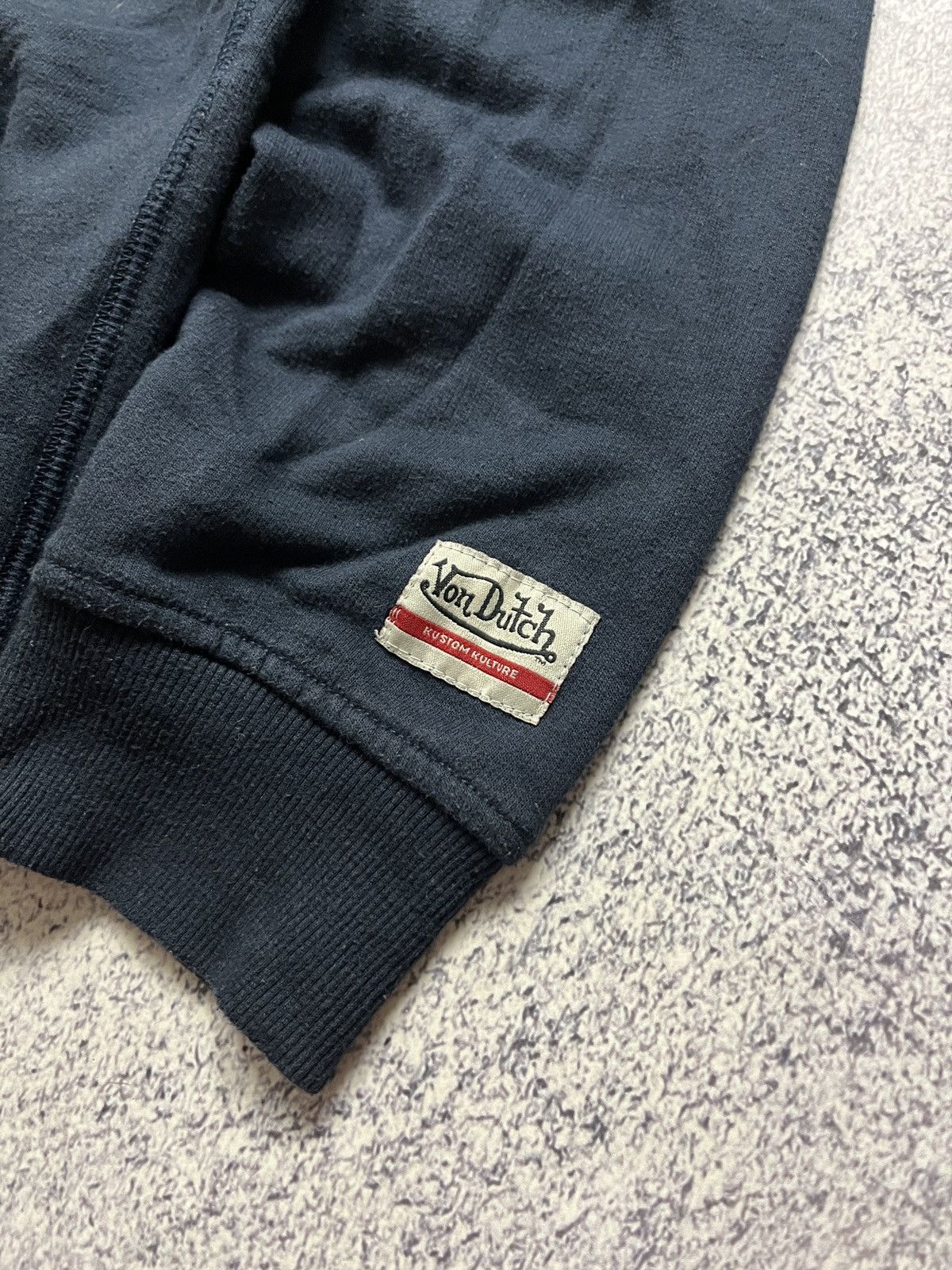 Vintage × Von Dutch Vintage Y2K Von Dutch Faded Hoodie Rap USA Big Print Size US L / EU 52-54 / 3 - 6 Thumbnail