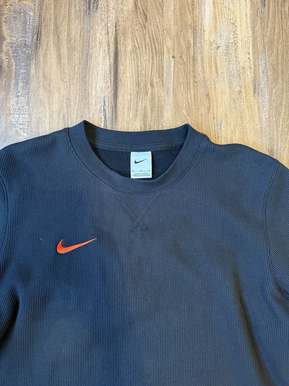Nike Vintage Nike Waffle-Knit Long Sleeve Size US M / EU 48-50 / 2 - 3 Thumbnail