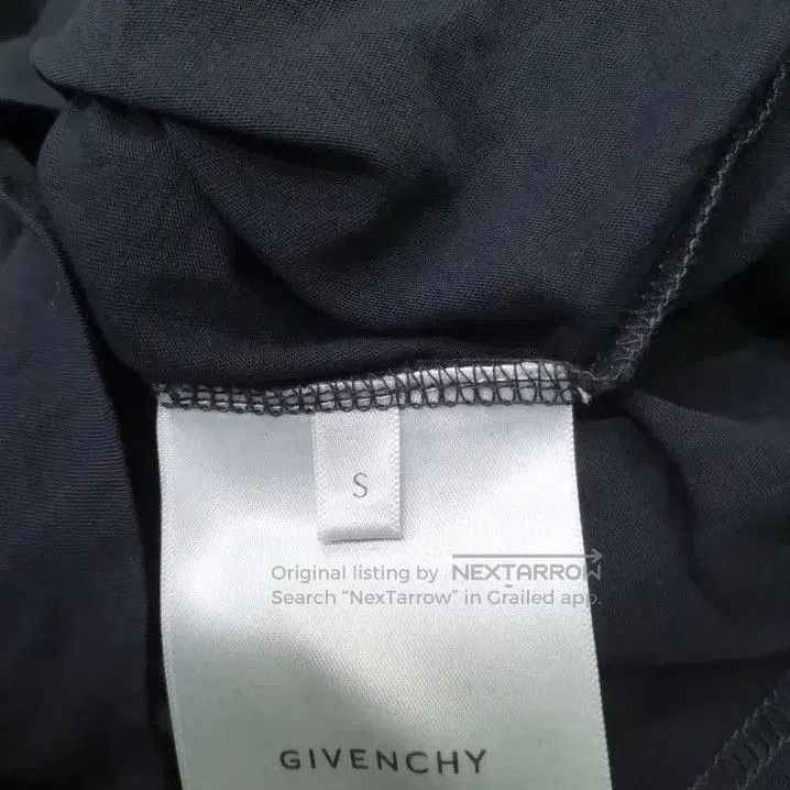 Givenchy GIVENCHY SS23 Tear Effect Logo Print Sweatshirt. Size US S / EU 44-46 / 1 - 3 Thumbnail