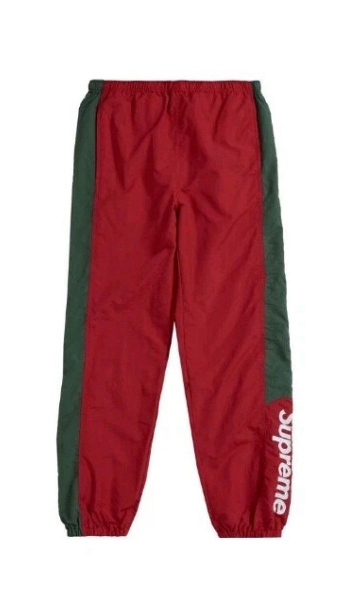 Supreme Supreme Side Logo Track Pants Red Large FW19 Size US 36 / EU 52 - 1 Thumbnail