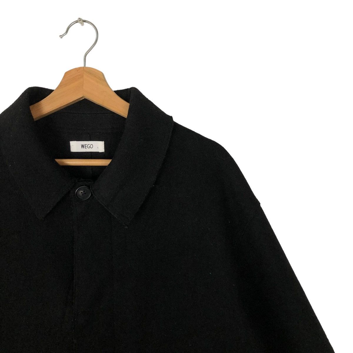 Japanese Brand × Vintage 🔥VINTAGE WOOL CROPPED BIKER JACKET WEGO ISSEY MIYAKE Size US L / EU 52-54 / 3 - 5 Thumbnail