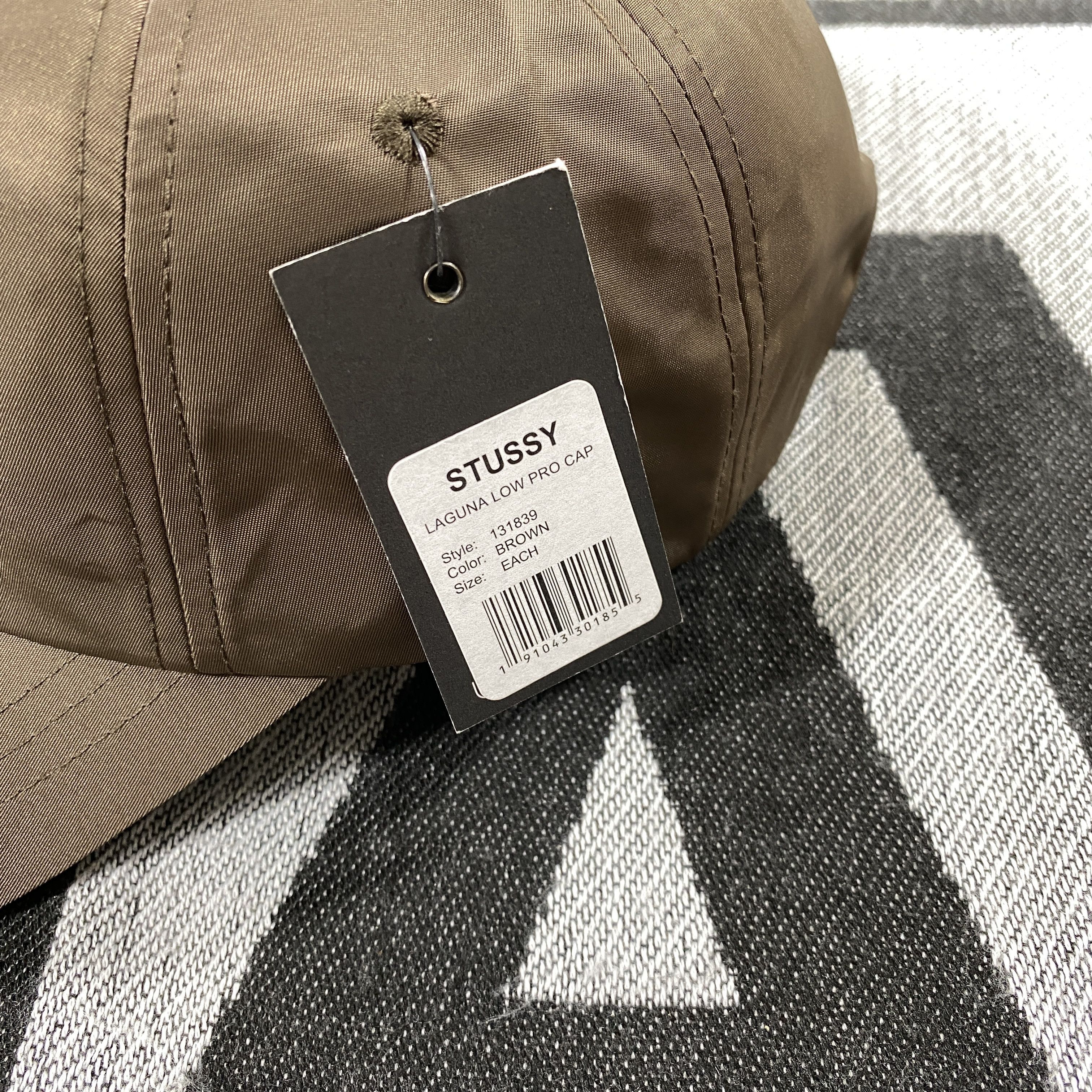Japanese Brand × Stussy HYPE Stussy Low Pro Laguna Cap Hat Brown Size ONE SIZE - 3 Thumbnail