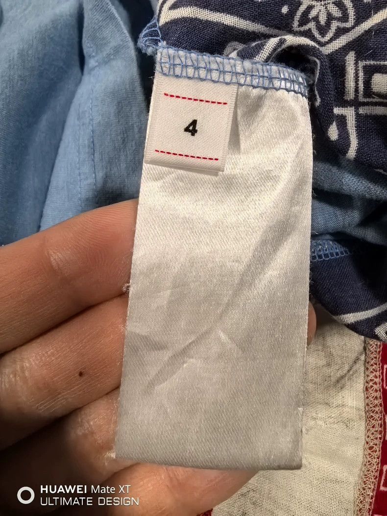Visvim Vintage Stars Print Jumbo Tee with Pockets-2506 Size US XXS / EU 40 - 5 Thumbnail
