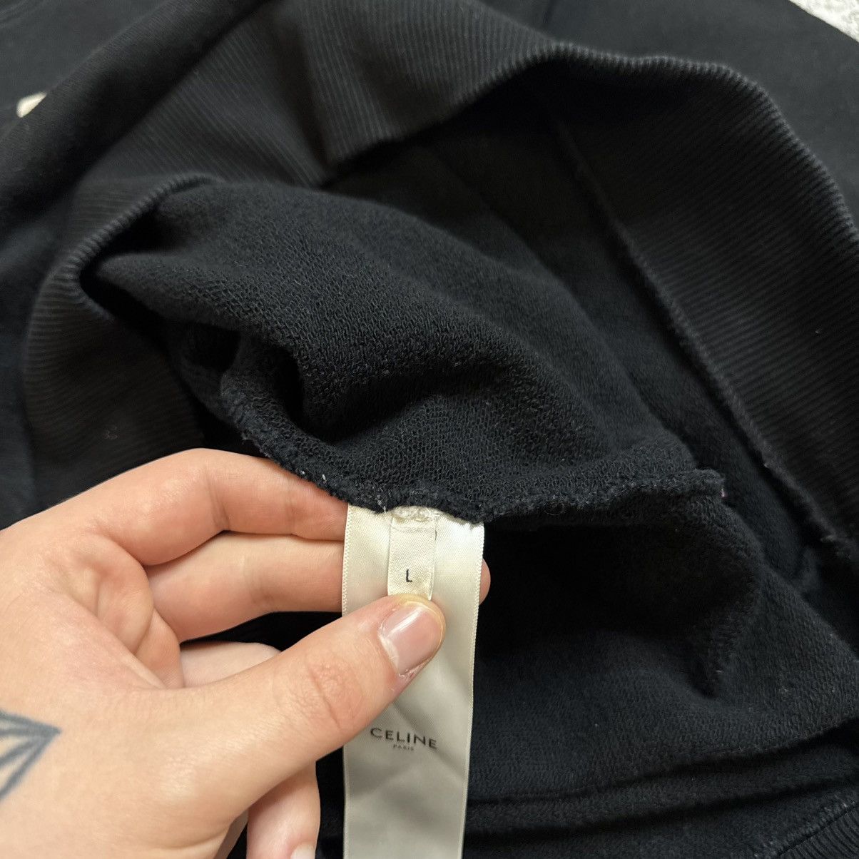 Celine Celine × Shawn Kurunery 19AW Archive Black Sweatshirt Rare Size US L / EU 52-54 / 3 - 9 Thumbnail