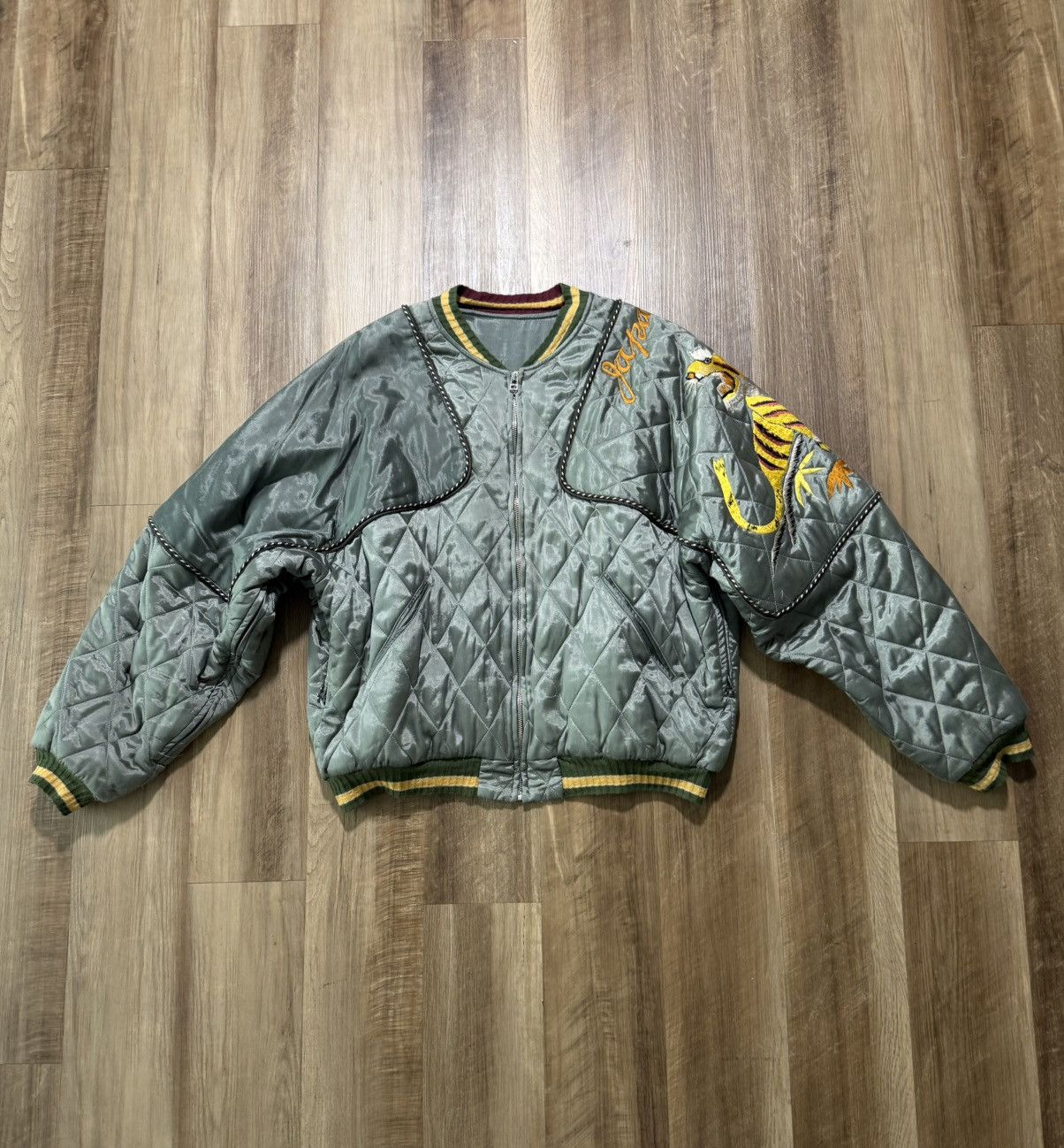Kapital KAPITAL - Convertible Embroidered Quilted Satin Bomber Size US M / EU 48-50 / 2 - 7 Thumbnail