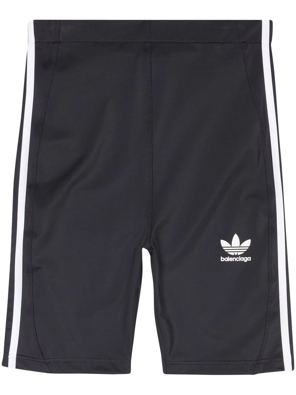 image of Adidas x Balenciaga O1Srvl11E0224 3-Stripes Cycling Shorts In Black, Women's (Size 36)