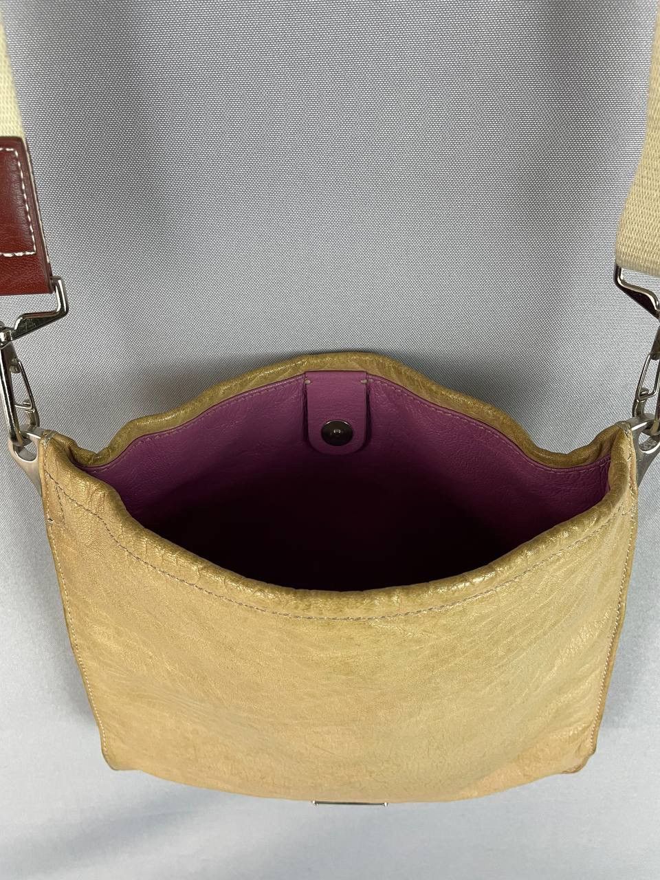 Prada Prada Leather Mini Bag Brown Size ONE SIZE - 12 Thumbnail