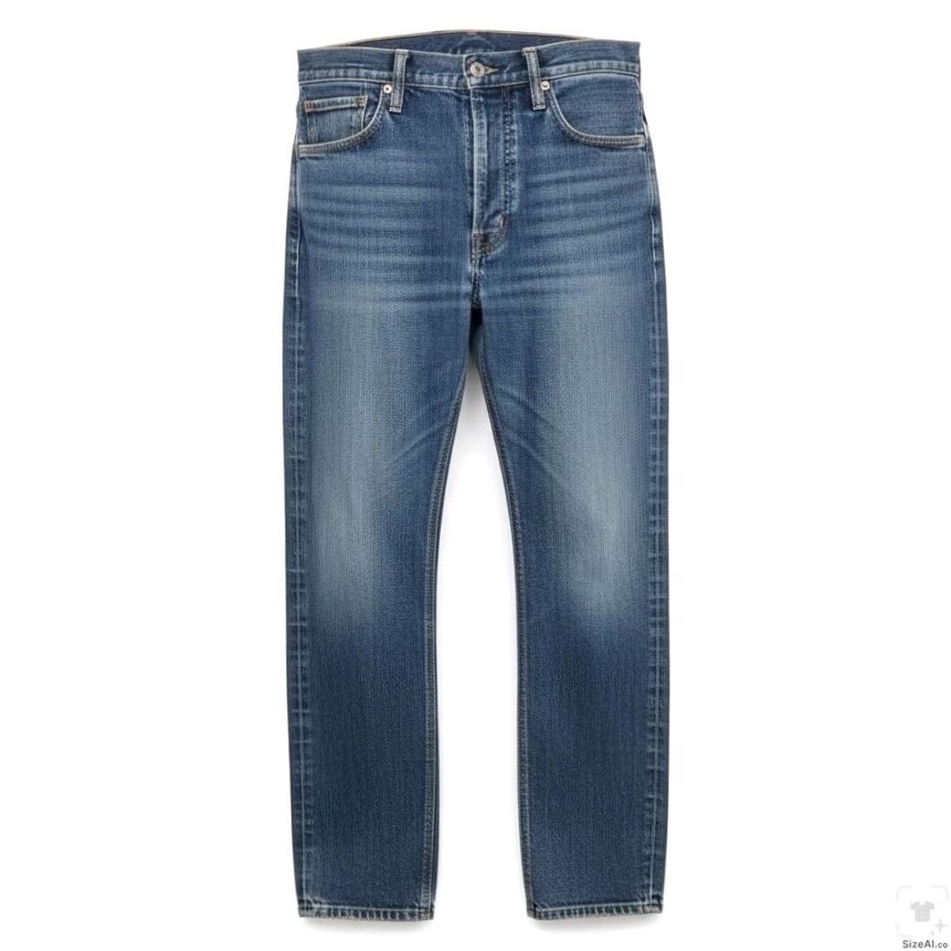 Levi's Levi's Jeans S40175 Slim Tapered Zip Fly 36x34 Blue Medium Wash Denim 5-Pocket Logo 99% Cotton Size US 36 / EU 52 - 2 Thumbnail