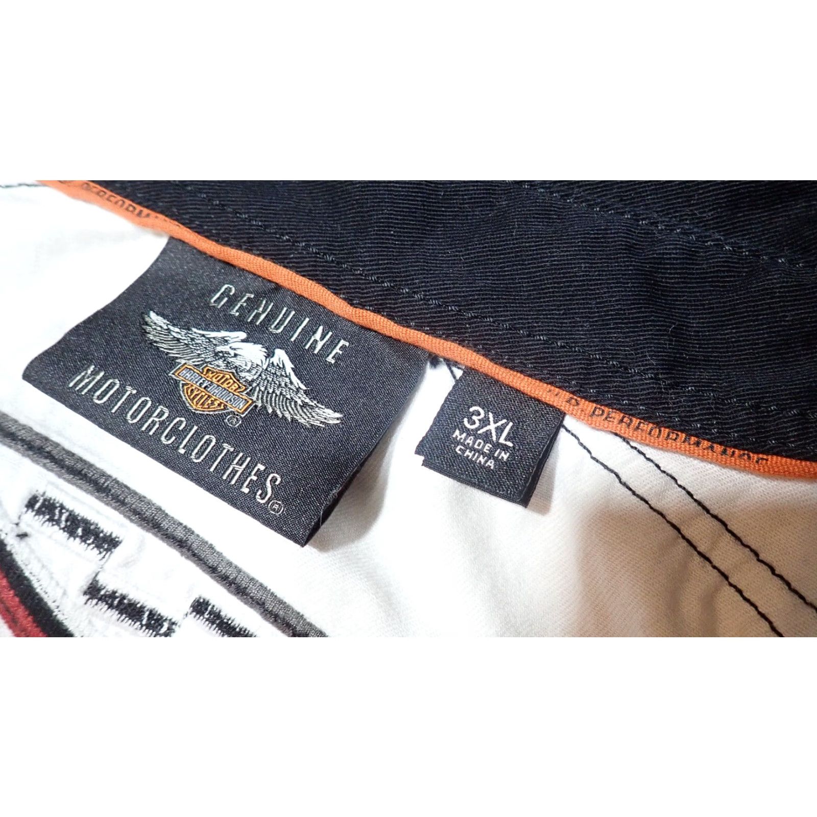 Harley Davidson Harley-Davidson Mens Racing Embroidered Button-Down Shop Shirt 3XL White Black Multicolor Embroidered 3XL Shirt Size US XXL / EU 58 / 5 - 5 Thumbnail