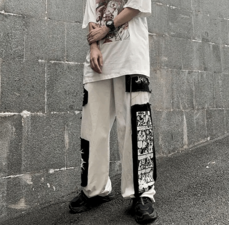 Japanese Brand Gothic Punk Cargo Pants Size US 36 / EU 52 - 1 Thumbnail