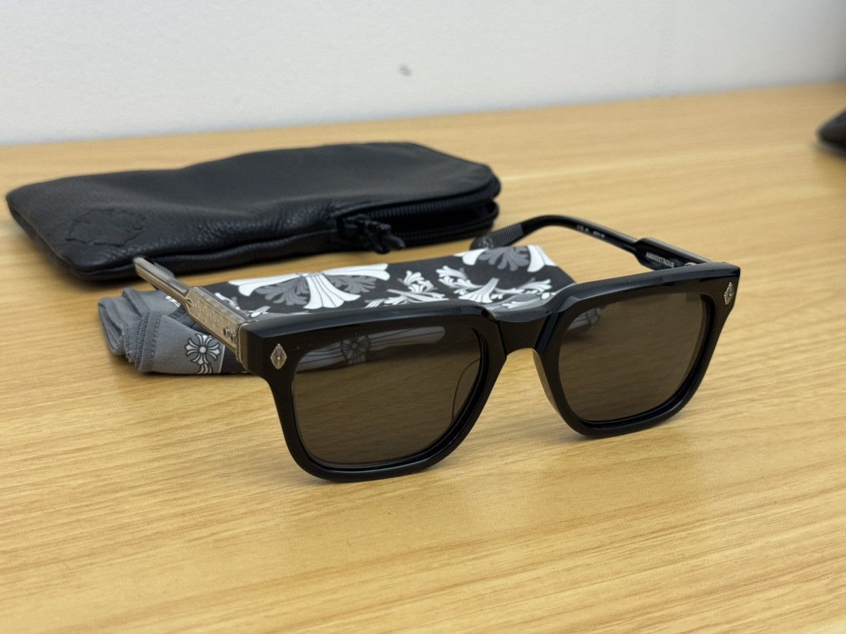 Chrome Hearts Chrome Hearts Ambidixtrous Black .925 Silver Glasses Size ONE SIZE - 6 Thumbnail