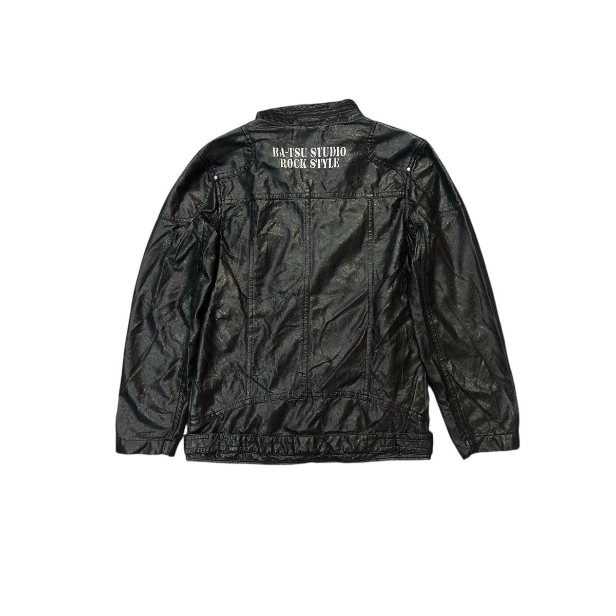 Japanese Brand Ba-Tsu Studio Motorcycle Jacket Style, Avant Garde Size XS / US 0-2 / IT 36-38 - 2 Thumbnail
