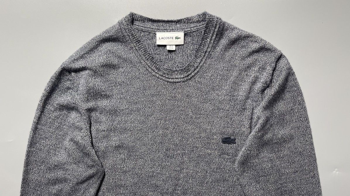 Lacoste Lacoste Men's Crew Neck Wool Jersey Sweater Size M Size US M / EU 48-50 / 2 - 3 Thumbnail