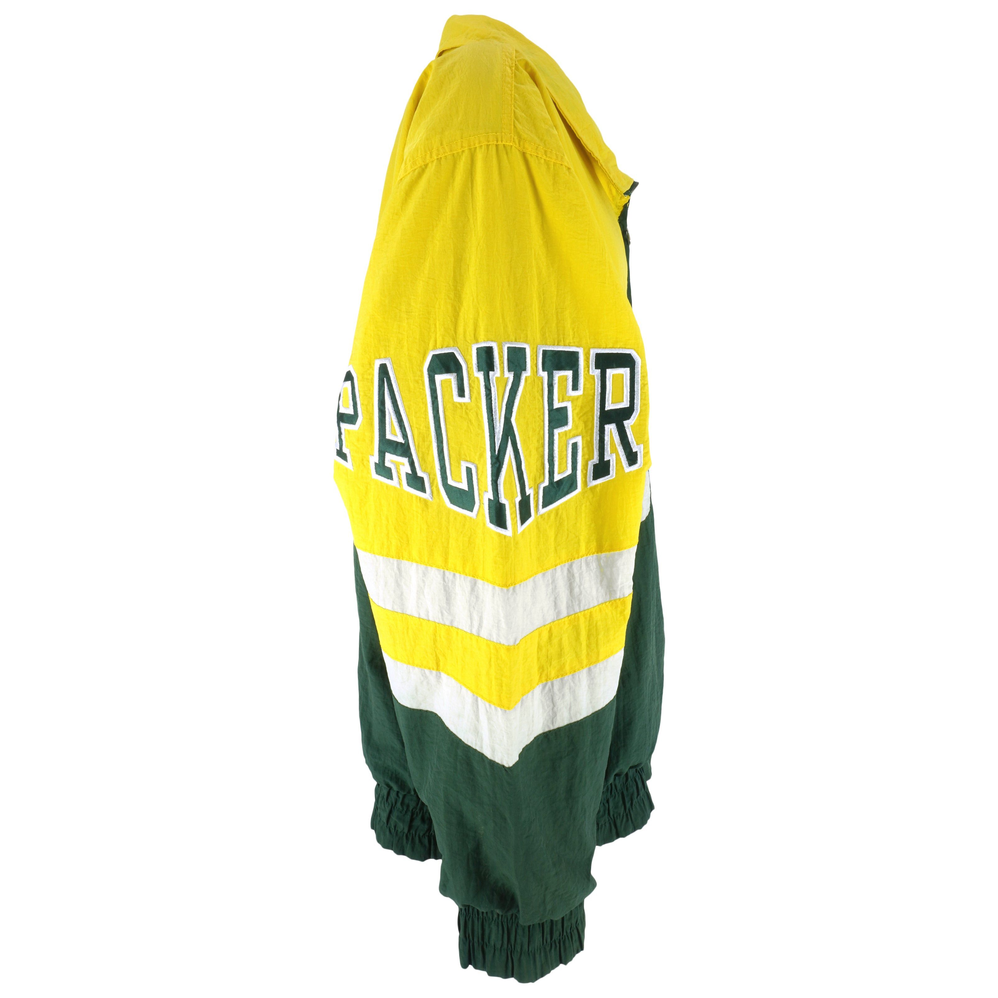 Logo Athletic NFL - Green Bay Packers Zip-Up Windbreaker 1990s Size US XL / EU 56 / 4 - 3 Thumbnail