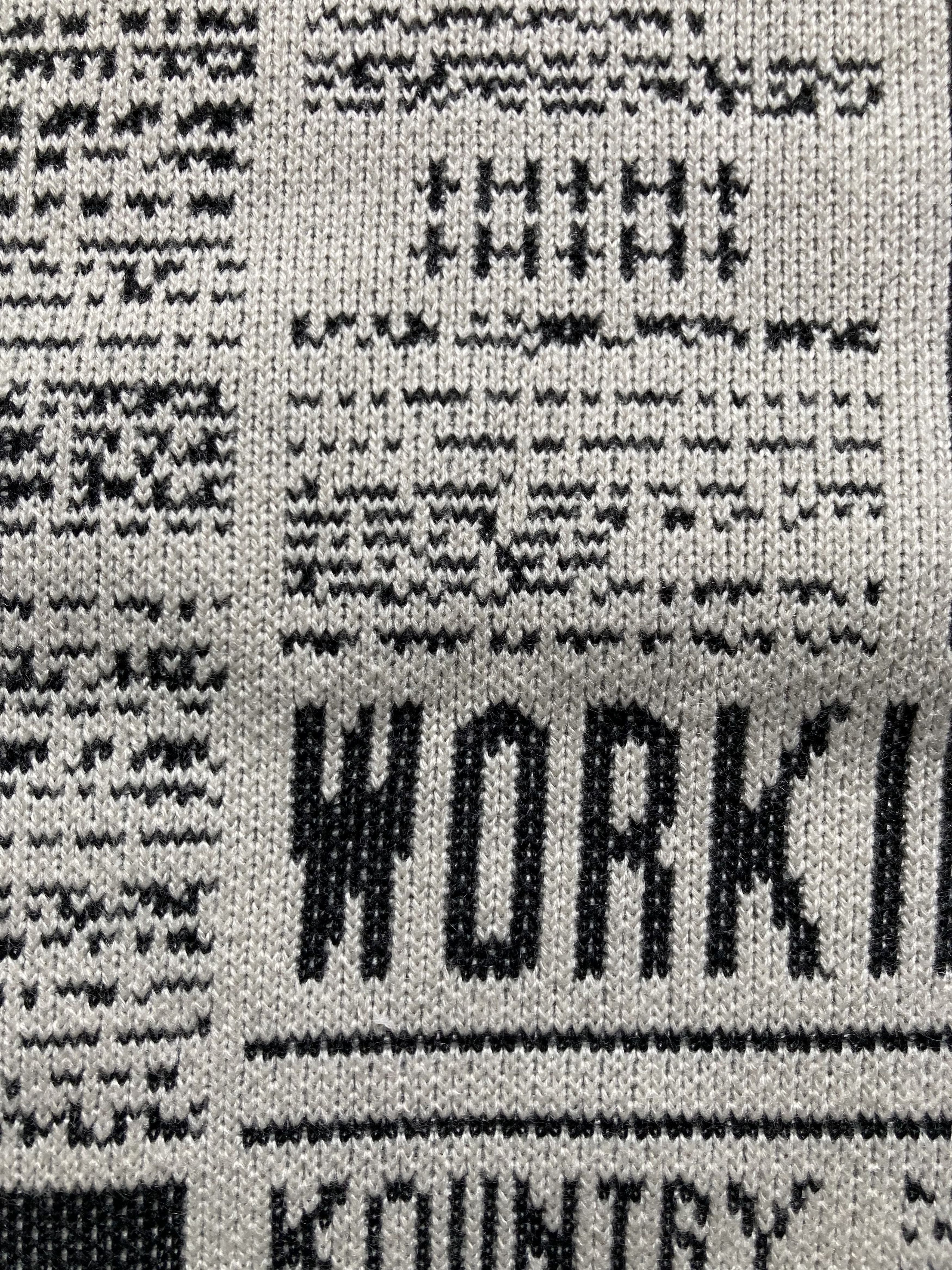 Kapital Kapital 8g Knit KOUNTRY NEWS Newspaper Sweater Size US L / EU 52-54 / 3 - 4 Thumbnail