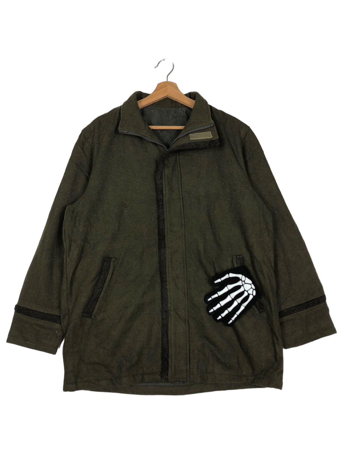 Japanese Brand 🔥90’s WOOL JACKET OVER SIZED IN THE ATTIC PUNK DESIGN Size US M / EU 48-50 / 2 - 1 Thumbnail