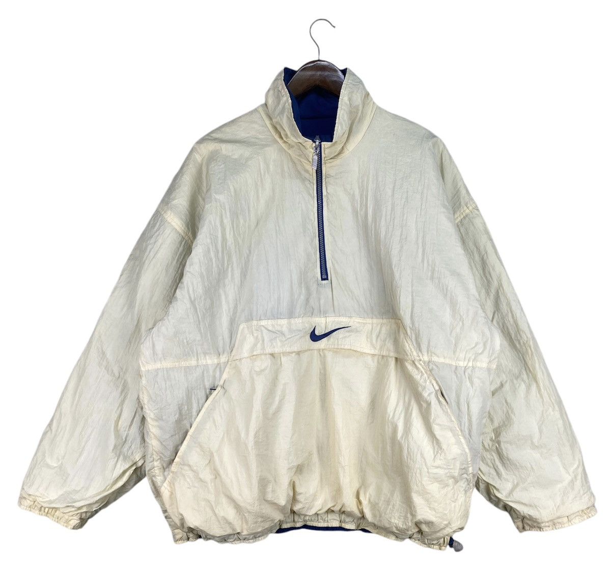 Nike Vintage 90s Nike Anorak Riversible Jacket Size US L / EU 52-54 / 3 - 2 Thumbnail