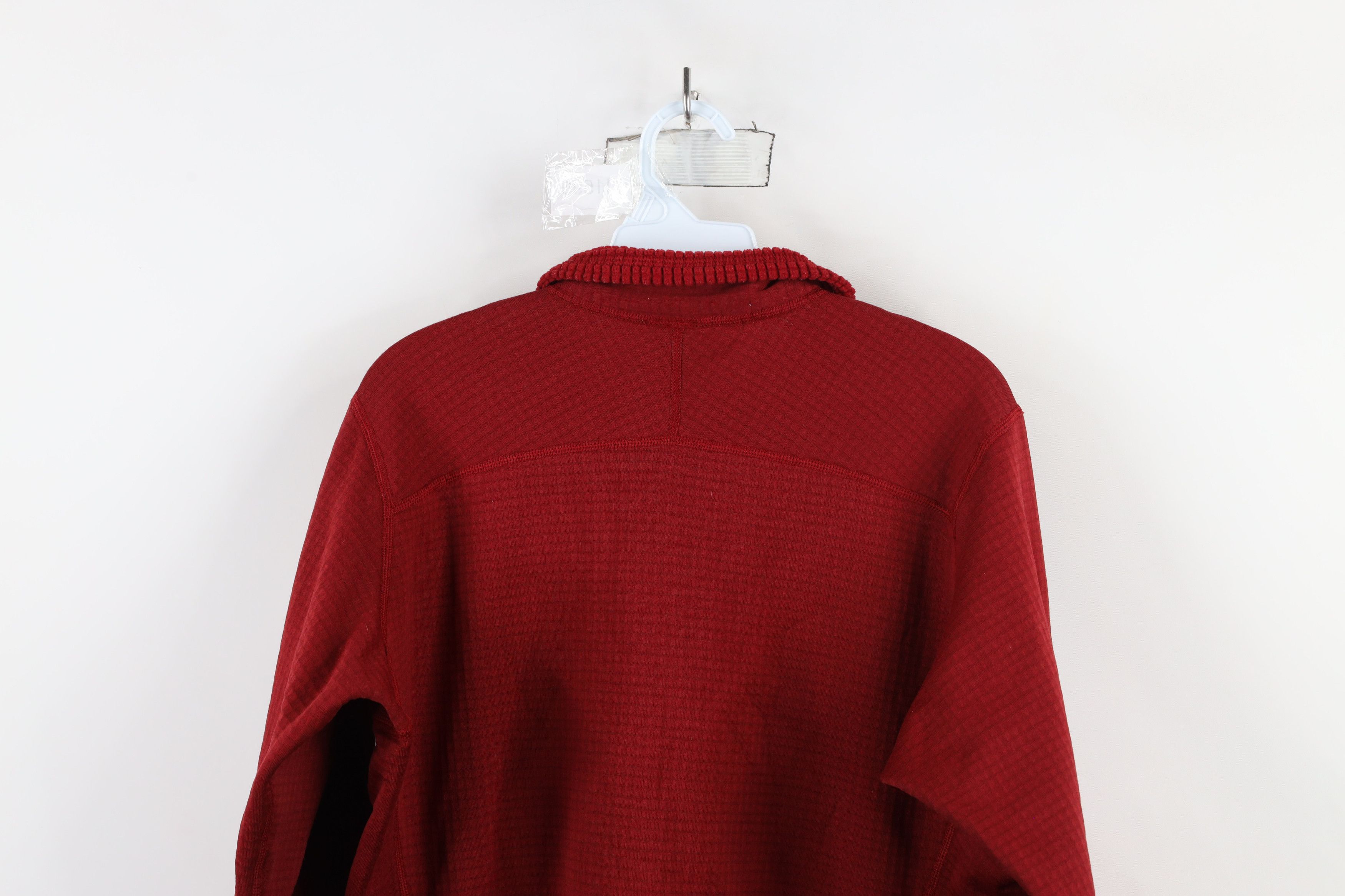 Patagonia × Vintage Vintage Y2K Patagonia R1 Polartec Fleece Full Zip Jacket Red Size XL / US 12-14 / IT 48-50 - 14 Thumbnail