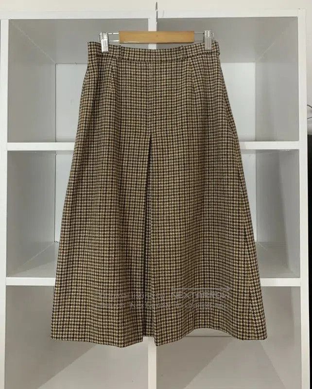 Burberry Burberry Brown Wool Houndstooth Dress. Size M / US 6-8 / IT 42-44 - 6 Thumbnail