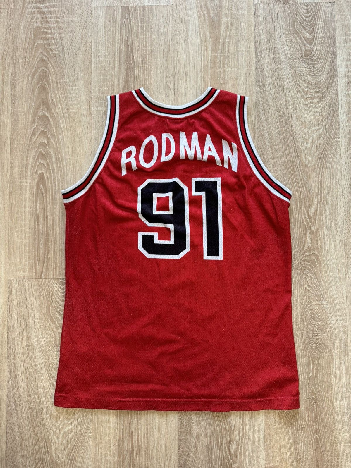 Champion × NBA × Vintage Champion NBA Chicago bulls 91 RODMAN vintage Size US M / EU 48-50 / 2 - 4 Thumbnail