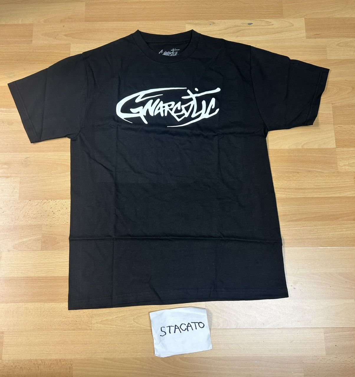 Gnarcotic × Rap Tees Gnarcotic Logo Tee Black Size US L / EU 52-54 / 3 - 1 Thumbnail