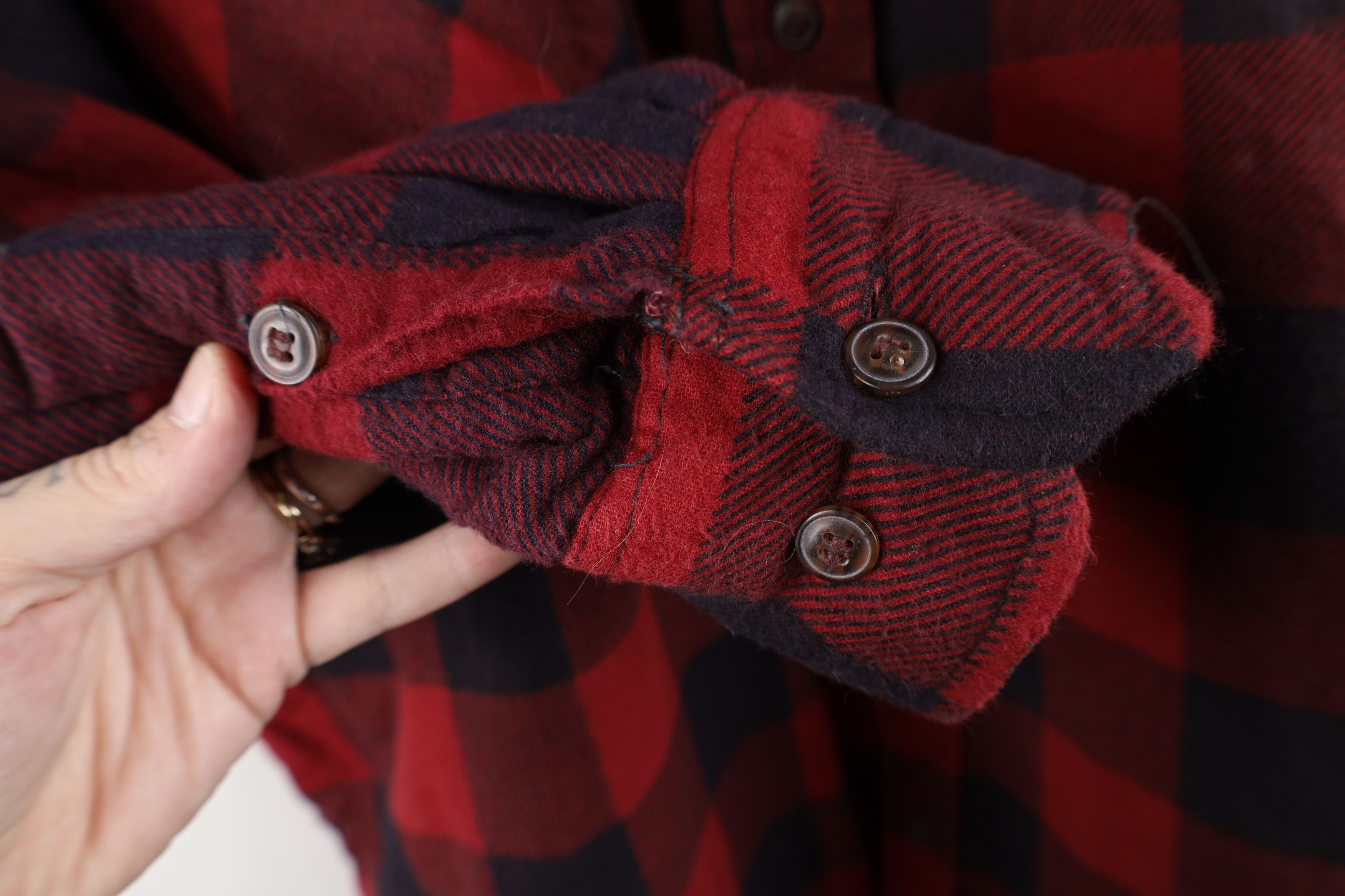 Vintage Vintage 90s Y2K Streetwear Flannel Button Shirt Jacket Jac Size US XXL / EU 58 / 5 - 9 Thumbnail
