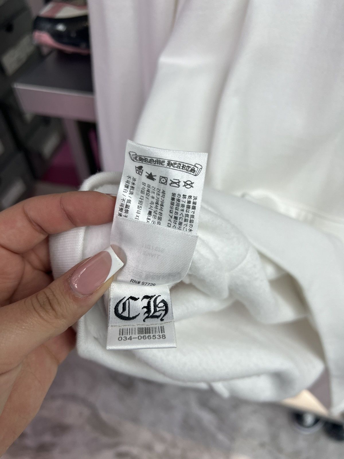 Chrome Hearts Chrome Hearts White Rolling Stone Hoodie Size US S / EU 44-46 / 1 - 11 Thumbnail