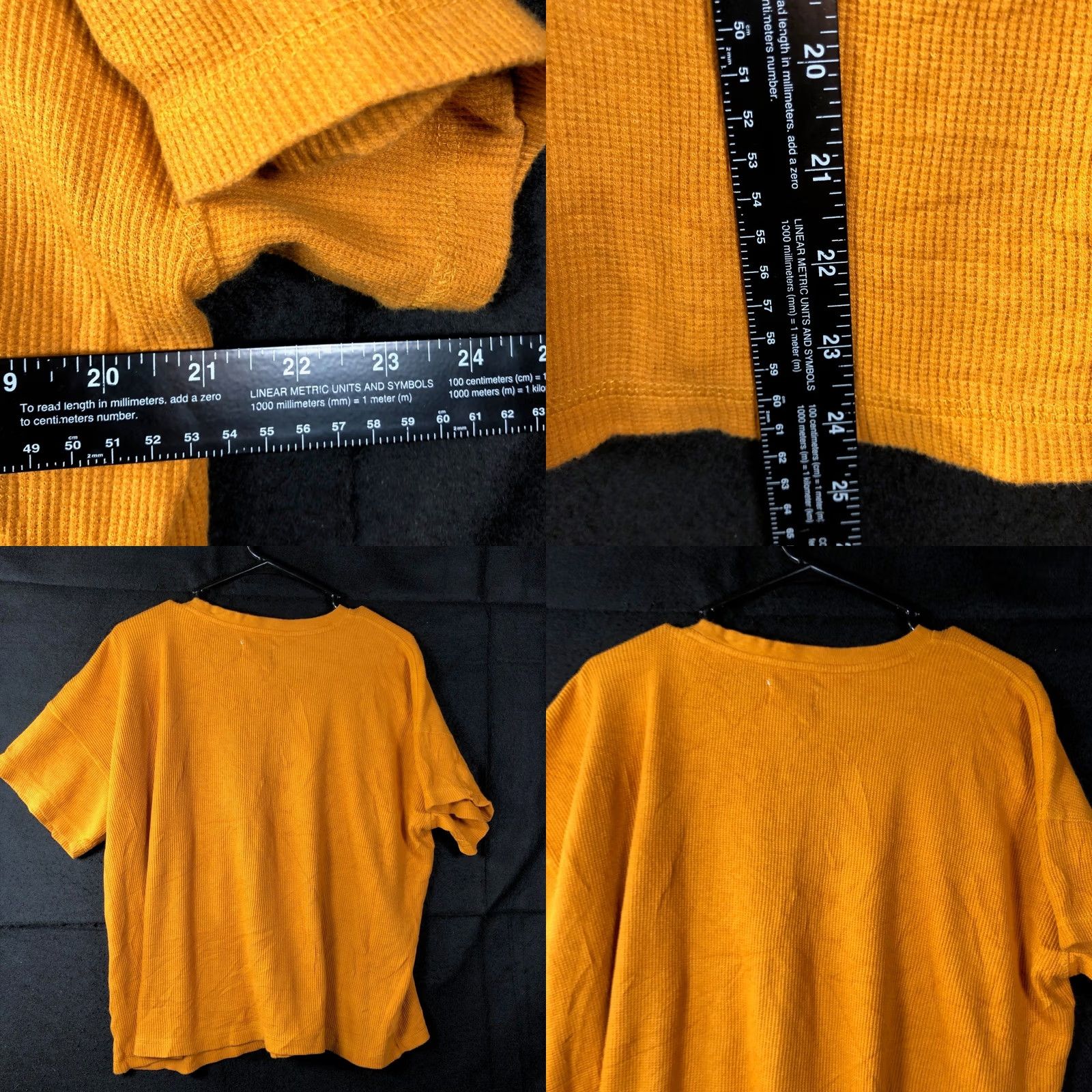Lou & Grey Lou & Grey Womens Shirt Mustard Gold Crew Neck Short Sleeve Stretch M Size M / US 6-8 / IT 42-44 - 8 Thumbnail