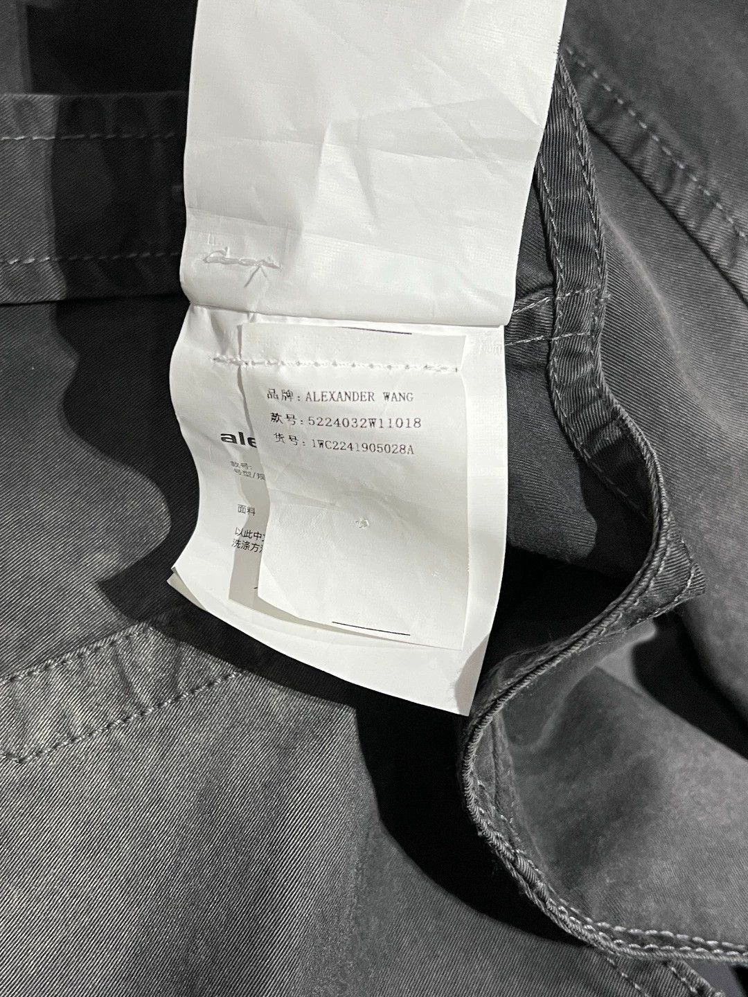 Alexander Wang Alexander Wang Smoke Black Denim Jacket XS Size XS / US 0-2 / IT 36-38 - 7 Thumbnail