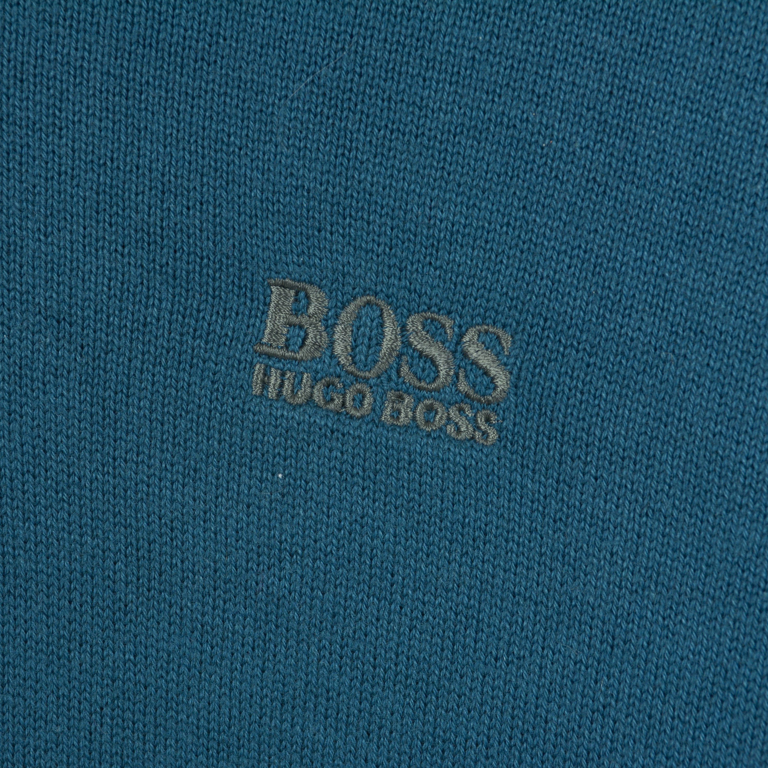 Hugo Boss Cotton Sweater V-Neck Pullover L Jumper acrylic knit office Size US L / EU 52-54 / 3 - 2 Thumbnail