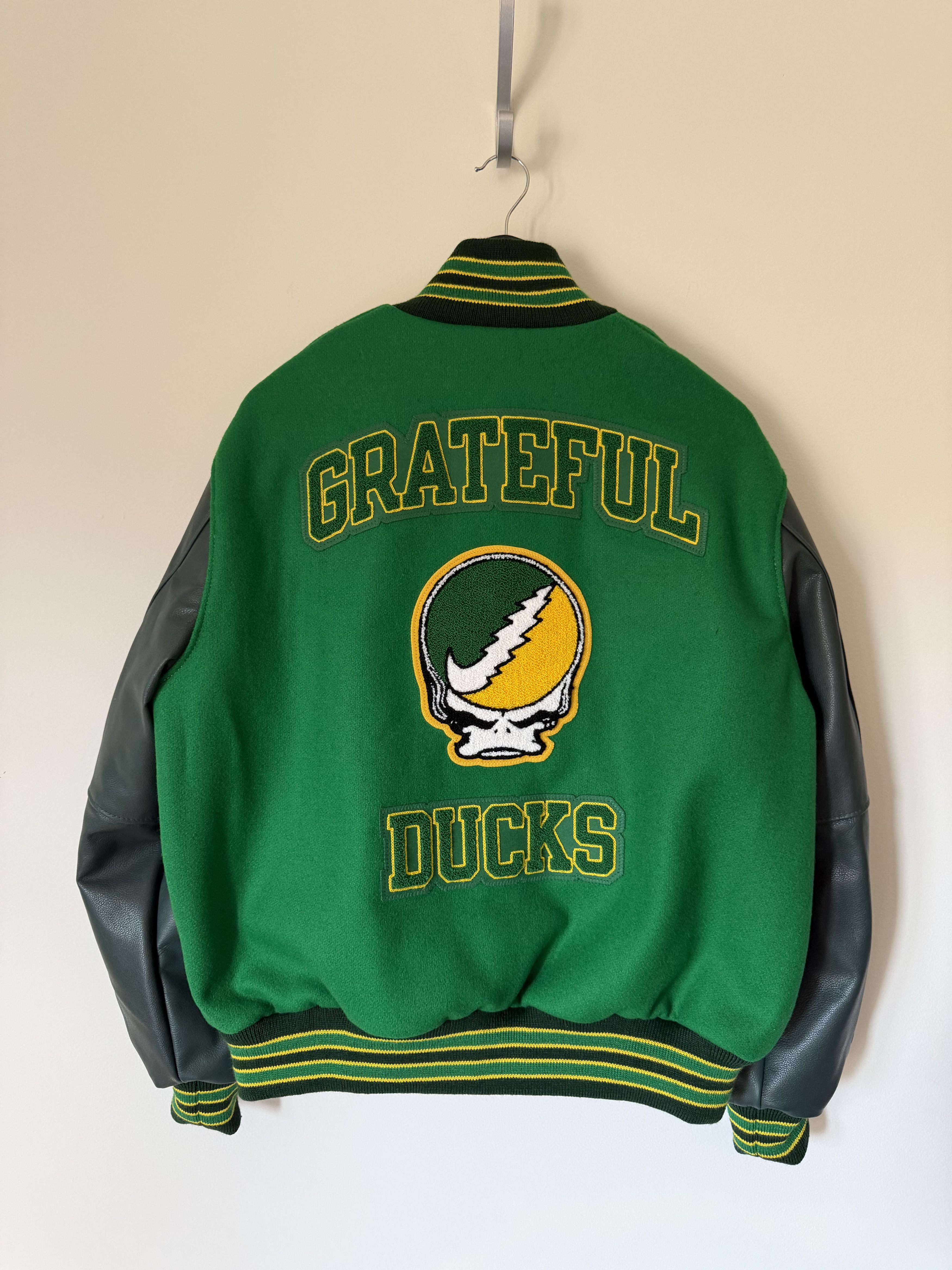 Nike Class Trip Grateful Dead Oregon Ducks Letterman Jacket